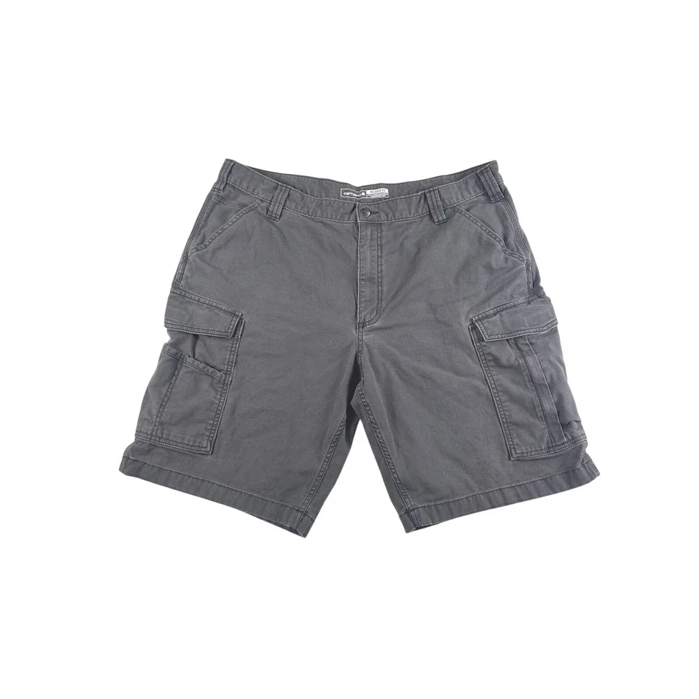 Carhartt Mens Relaxed Fit Cargo Shorts Grey‎ 103542 029 Size 40